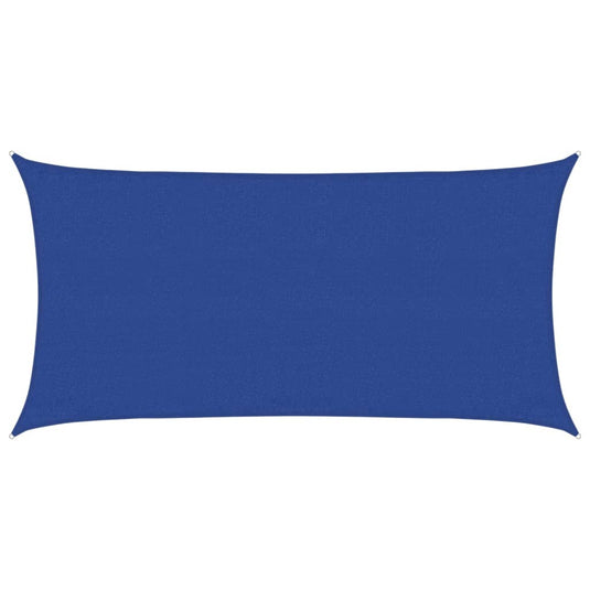 Vidaxl zonnezeil 160 g m² rechthoekig 3x6 m hdpe blauw