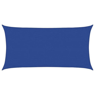 Vidaxl zonnezeil 160 g m² rechthoekig 3x6 m hdpe blauw