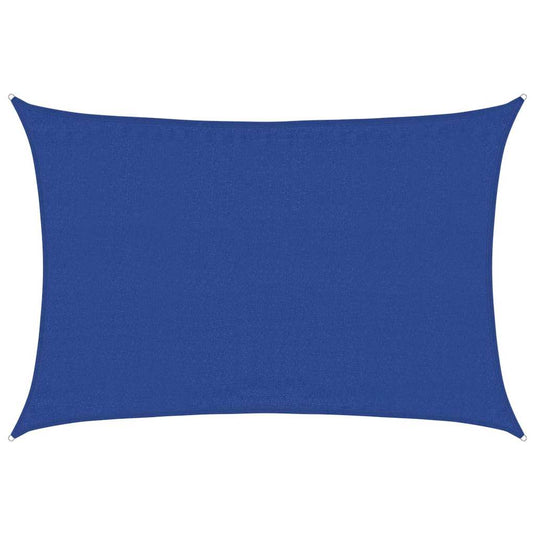 Vidaxl zonnezeil 160 g m² rechthoekig 3,5x4,5 m hdpe blauw