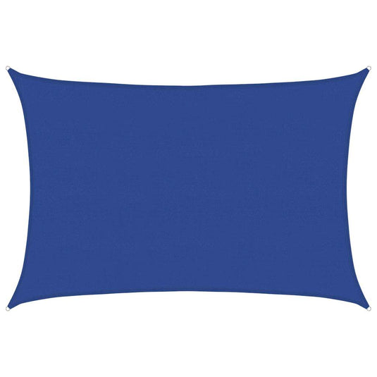 Vidaxl zonnezeil 160 g m² rechthoekig 5x6 m hdpe blauw