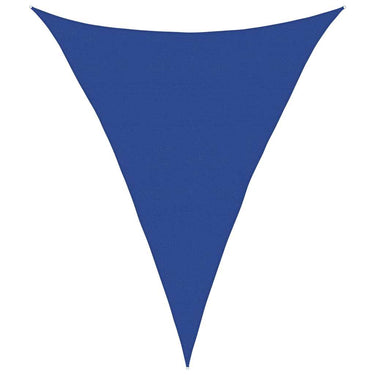 Vidaxl zonnezeil 160 g m² driehoekig 5x6x6 m hdpe blauw