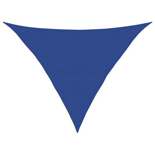 Vidaxl zonnezeil 160 g m² driehoekig 5x5x6 m hdpe blauw