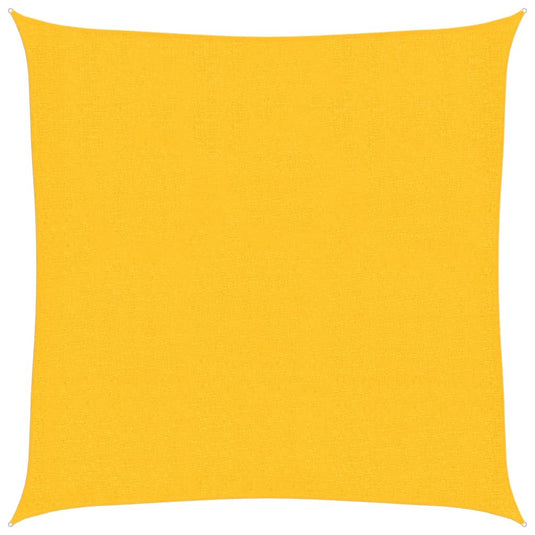 Vidaxl zonnezeil 160 g m² 2,5x2,5 m hdpe geel