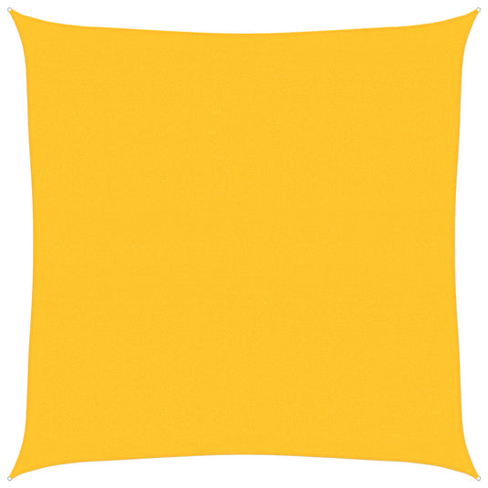 Vidaxl zonnezeil 160 g m² vierkant 4,5x4,5 m hdpe geel