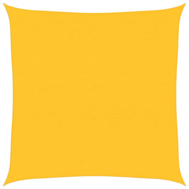 Vidaxl zonnezeil 160 g m² vierkant 6x6 m hdpe geel