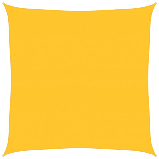 Vidaxl zonnezeil 160 g m² vierkant 7x7 m hdpe geel