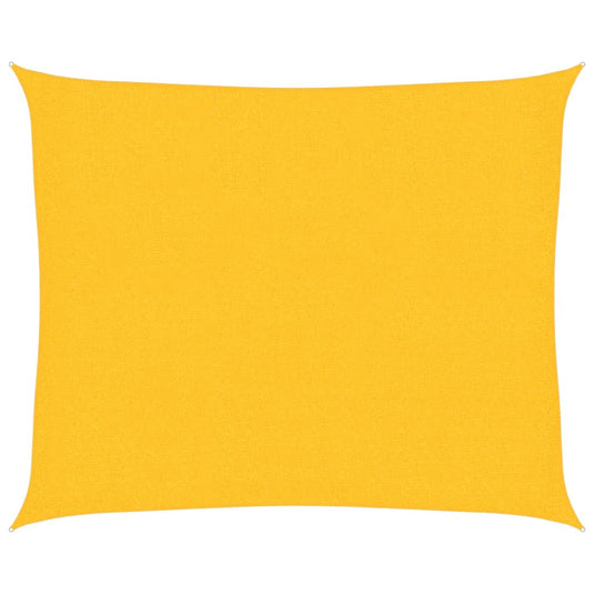 Vidaxl zonnezeil 160 g m² 2,5x3 m hdpe geel