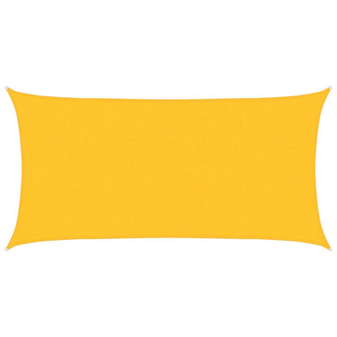 Vidaxl zonnezeil 160 g m² 2,5x4,5 m hdpe geel