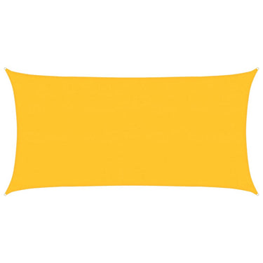 Vidaxl zonnezeil 160 g m² 2,5x5 m hdpe geel
