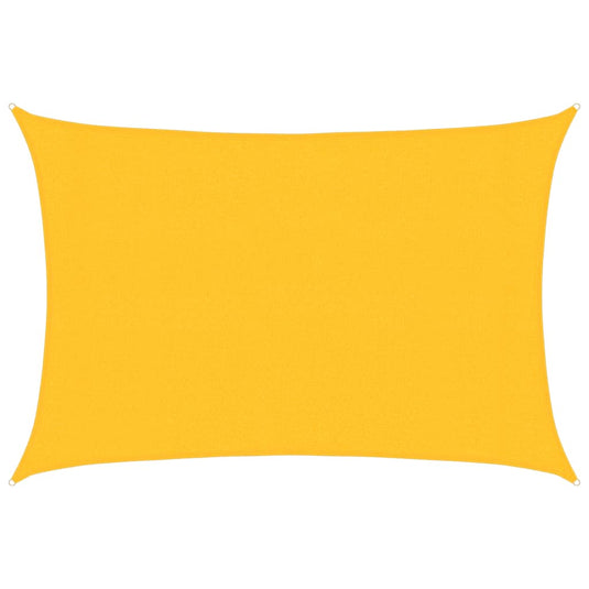 Vidaxl zonnezeil 160 g m² 3x4,5 m hdpe geel
