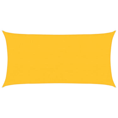Vidaxl zonnezeil 160 g m² 3x6 m hdpe geel