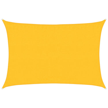 Vidaxl zonnezeil 160 g m² rechthoekig 3,5x5 m hdpe geel