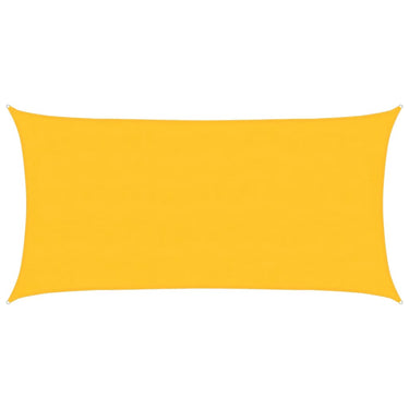Vidaxl zonnezeil 160 g m² rechthoekig 4x7 m hdpe geel