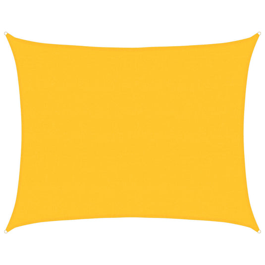 Vidaxl zonnezeil 160 g m² rechthoekig 6x7 m hdpe geel