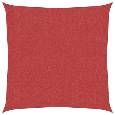 Vidaxl zonnezeil 160 g m² 7x7 m hdpe rood