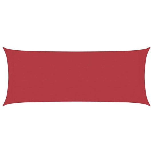 Vidaxl zonnezeil 160 g m² 2x4,5 m hdpe rood