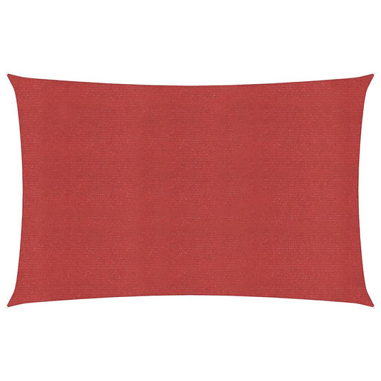 Vidaxl zonnezeil 160 g m² 2,5x5 m hdpe rood