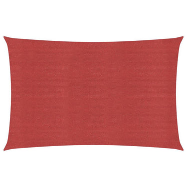 Vidaxl zonnezeil 160 g m² 2,5x5 m hdpe rood