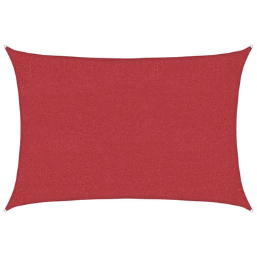 Vidaxl zonnezeil 160 g m² 3x4,5 m hdpe rood