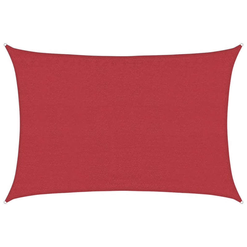 Afbeelding laden in galerijviewer, Vidaxl zonnezeil 160 g m² 5x7 m hdpe rood
