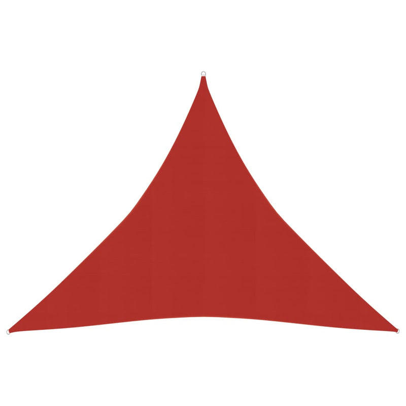 Load image into Gallery viewer, VidaXL Zonnezeil 160 g m² 4,5x4,5x4,5 m HDPE rood
