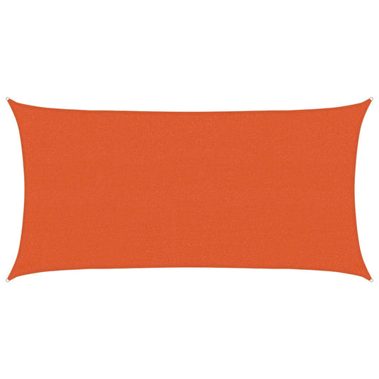Vidaxl zonnezeil 160 g m² 2x3,5 m hdpe oranje