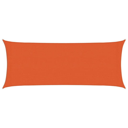 Vidaxl zonnezeil 160 g m² 2x4,5 m hdpe oranje