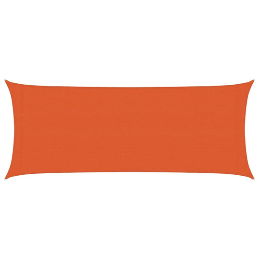 Vidaxl zonnezeil 160 g m² 2x5 m hdpe oranje