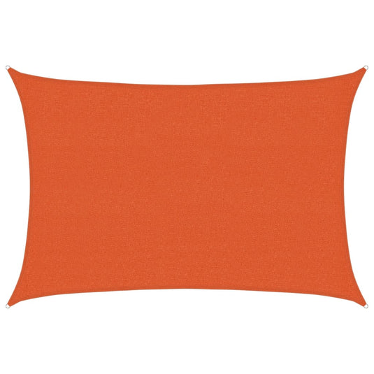 Vidaxl zonnezeil 160 g m² 2,5x3,5 m hdpe oranje