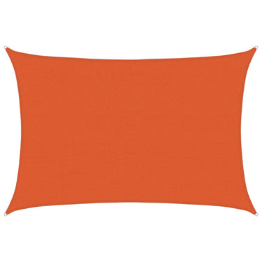 Vidaxl zonnezeil 160 g m² rechthoekig 4x5 m hdpe oranje
