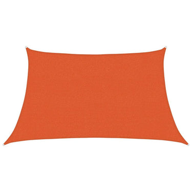 Vidaxl zonnezeil 160 g m² trapezium 3 4x2 m hdpe oranje