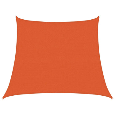 Vidaxl zonnezeil 160 g m² trapezium 3 4x3 m hdpe oranje