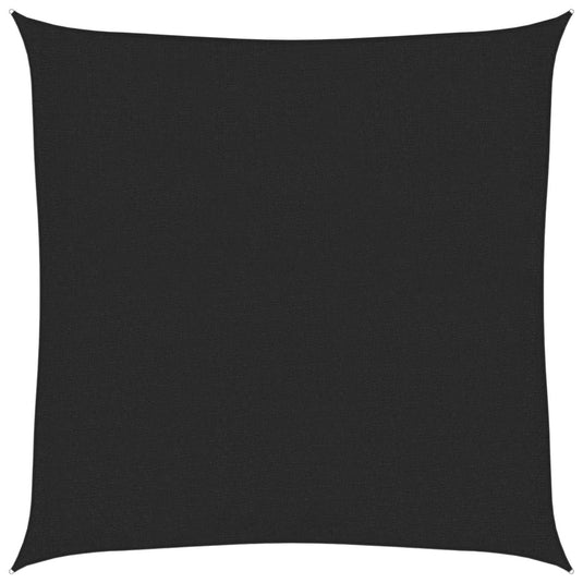Vidaxl zonnezeil 160 g m² 2,5x2,5 m hdpe zwart