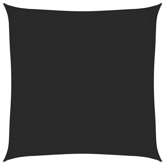 Vidaxl zonnezeil 160 g m² 3x3 m hdpe zwart