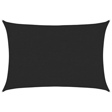 Vidaxl zonnezeil 160 g m² 2x2,5 m hdpe zwart