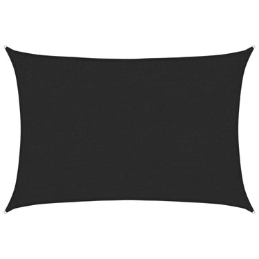 Vidaxl zonnezeil 160 g m² 2x3 m hdpe zwart