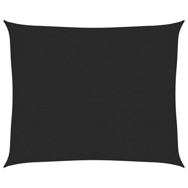 Vidaxl zonnezeil 160 g m² 2,5x3 m hdpe zwart