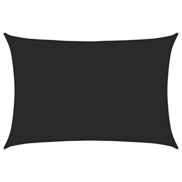 Vidaxl zonnezeil 160 g m² 2,5x4 m hdpe zwart