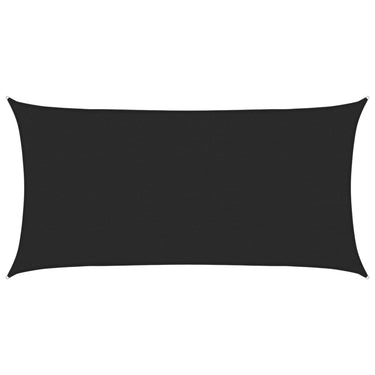 Vidaxl zonnezeil 160 g m² 2,5x5 m hdpe zwart