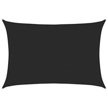 Vidaxl zonnezeil 160 g m² 3x5 m hdpe zwart