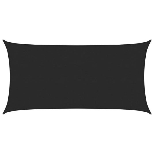 Vidaxl zonnezeil 160 g m² 3x6 m hdpe zwart