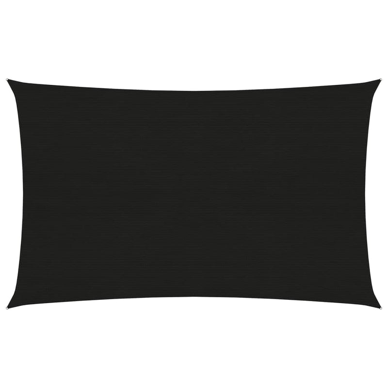 Load image into Gallery viewer, VidaXL Zonnezeil 160 g m² 4x6 m HDPE zwart
