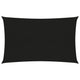 VidaXL Zonnezeil 160 g m² 4x6 m HDPE zwart
