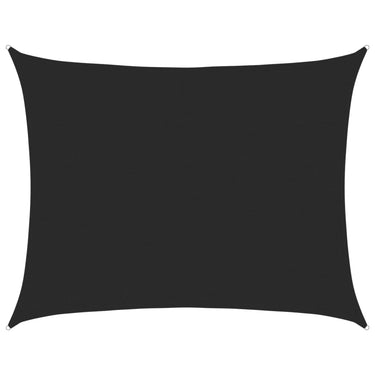 Vidaxl zonnezeil 160 g m² 6x7 m hdpe zwart