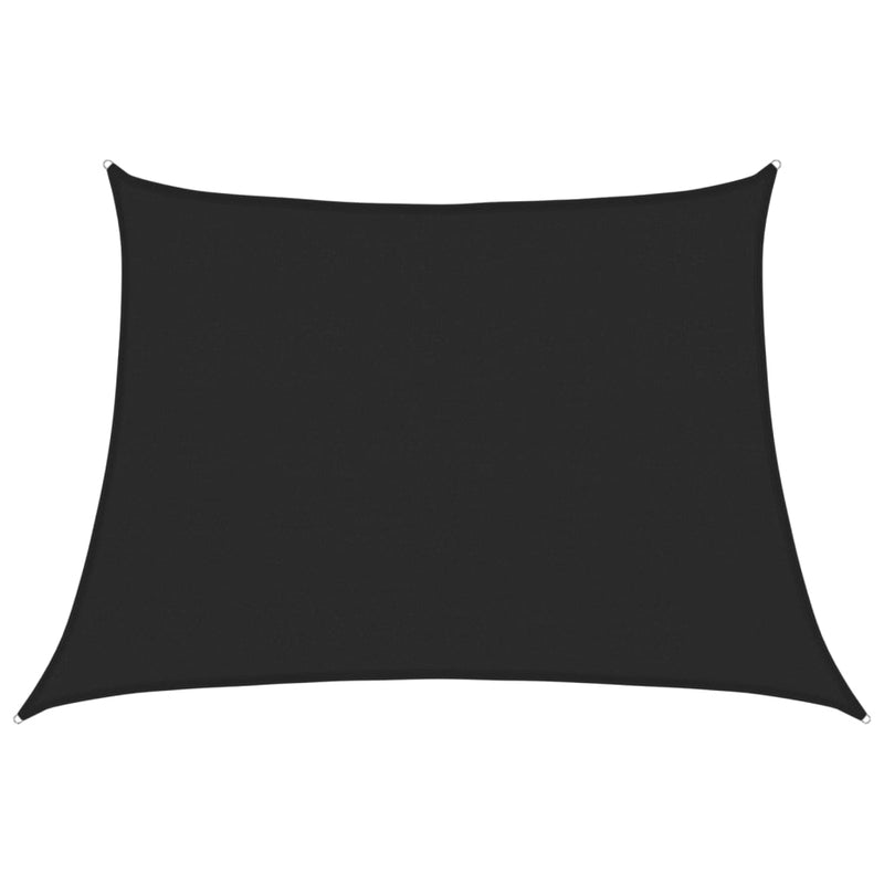 Cargue la imagen en el visor de la galería, Vidaxl zonnezeil 160 g m² 4 5x3 m hdpe zwart
