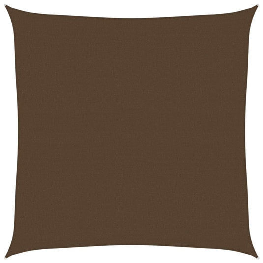 Vidaxl zonnezeil 160 g m² 4,5x4,5 m hdpe bruin
