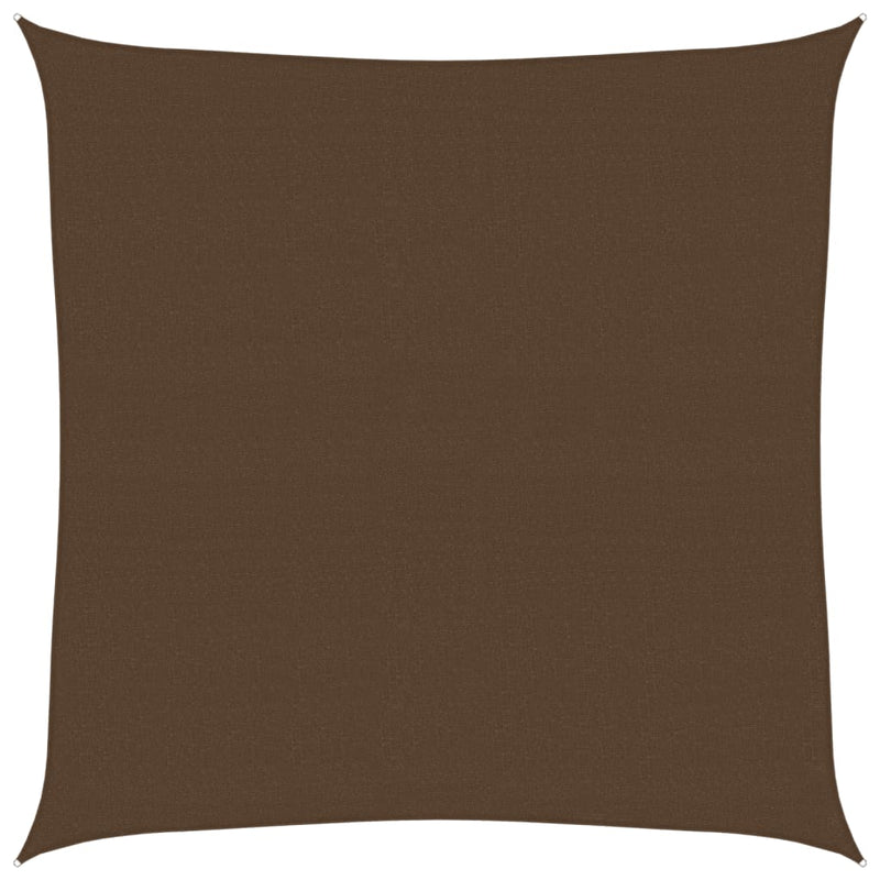 Afbeelding laden in galerijviewer, Vidaxl zonnezeil 160 g m² 7x7 m hdpe bruin
