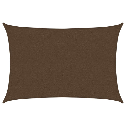 Vidaxl zonnezeil 160 g m² 2,5x4 m hdpe bruin