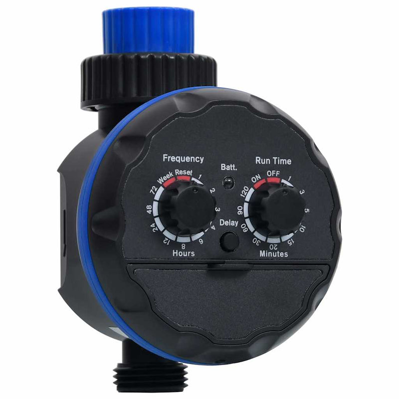 Chargez l'image dans la visionneuse de la galerie, Vidaxl watertimer met enkele uitgang en kogelkranen
