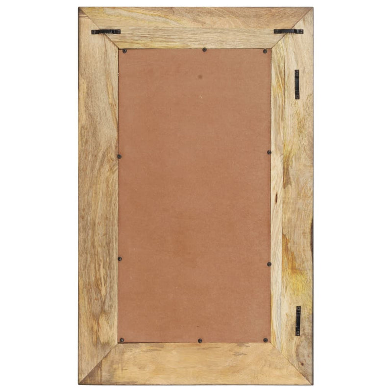Afbeelding laden in galerijviewer, Vidaxl spiegel 80x50 cm massief mangohout

